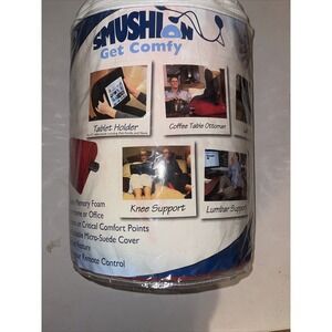 Red Smuchion Pillow,‎ Laptop , Tablet And Back Support with Memory foam